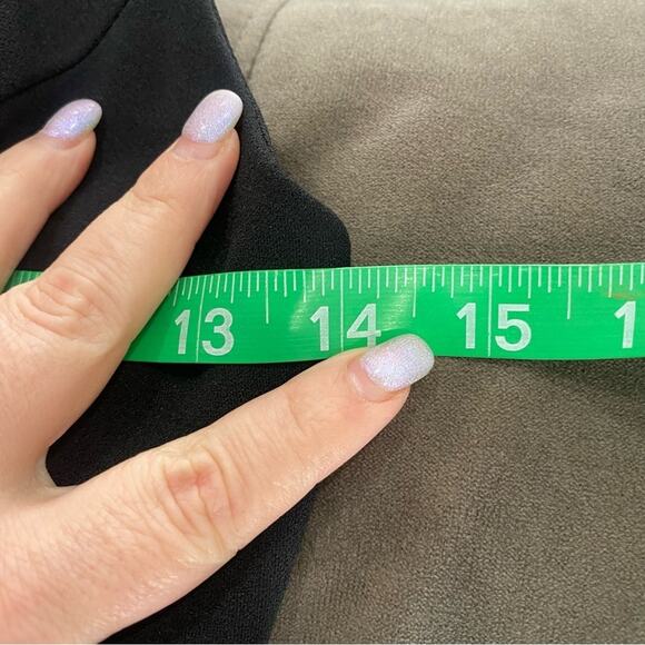 BHLDN Caron Midi Dress Black Size 0 Sleek Formal Cocktail Wedding Guest Chic - Picture 7 of 12